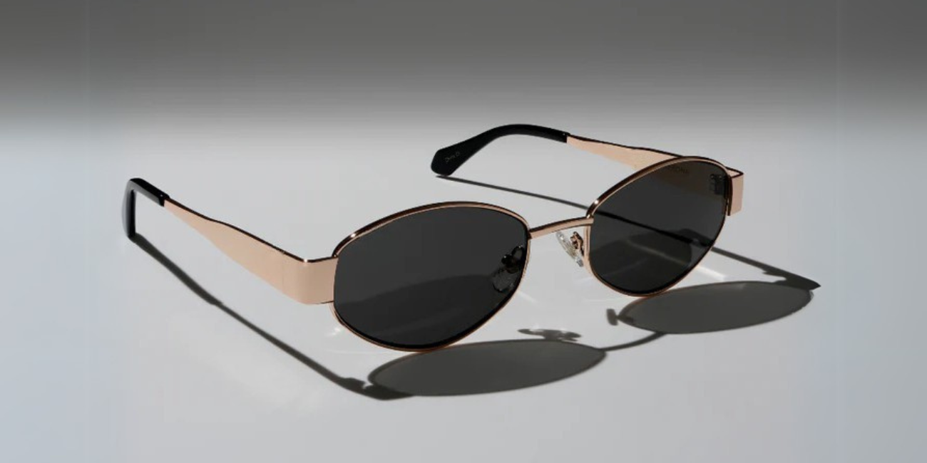Cadenza | Oval Stainless Steel Sunglasses