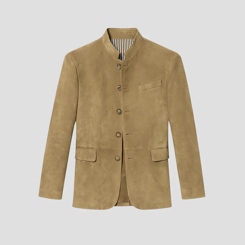 Ashford | Men’s Suede-Look Blazer Jacket