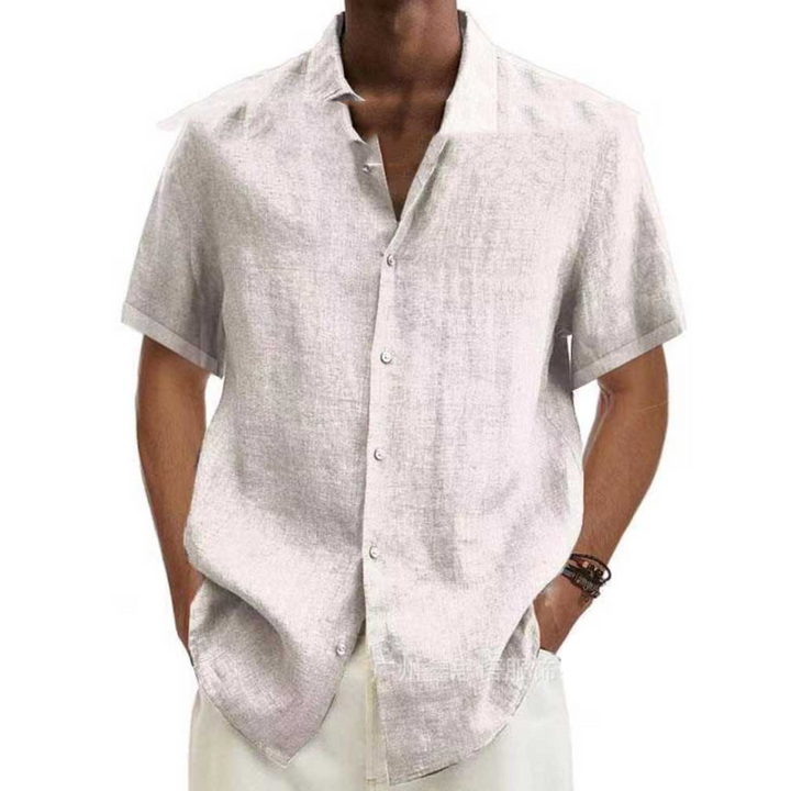 Zane | Men’s Short‑Sleeve Casual Button‑Down Shirt