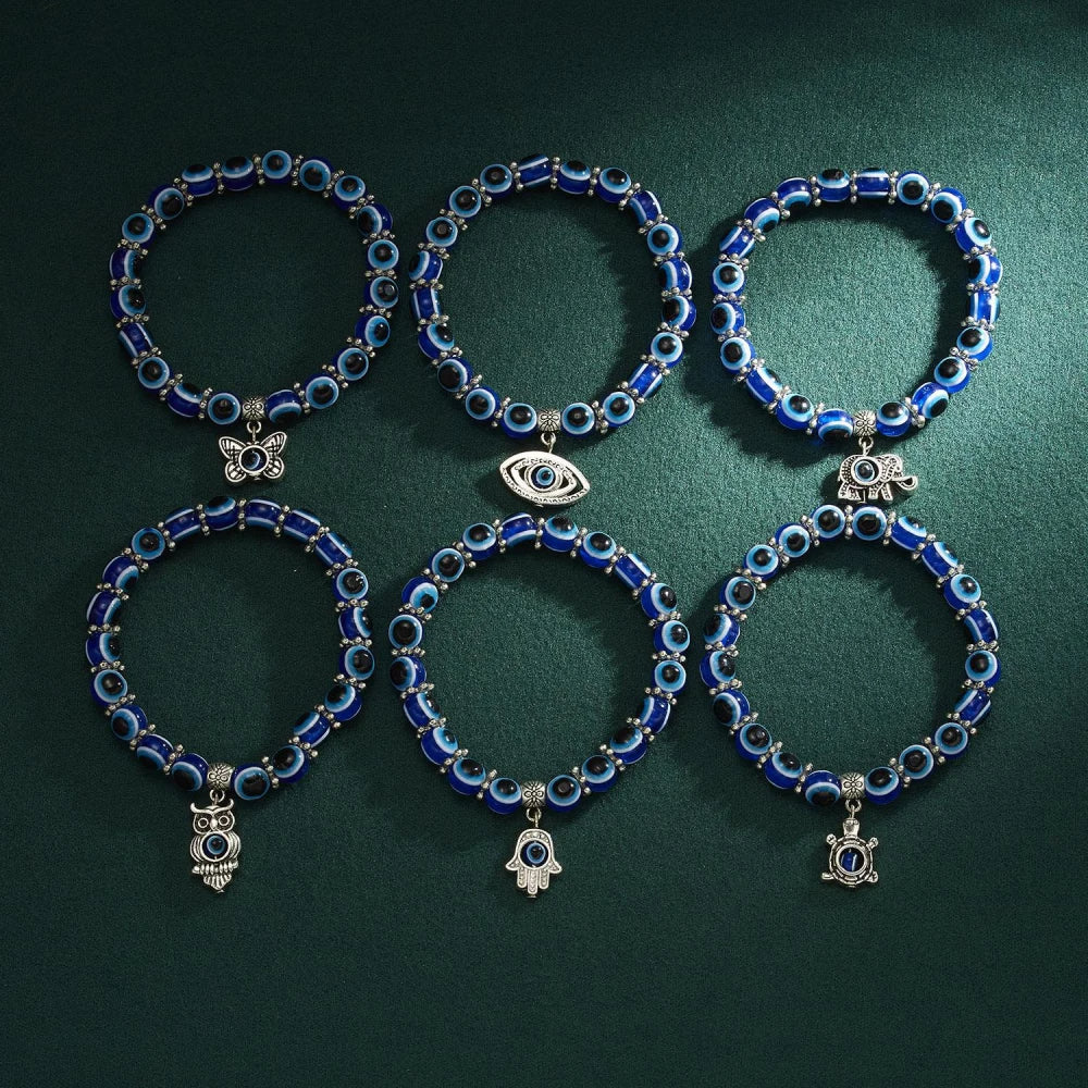 Wyvenna | Unisex Evil Eye Beaded Bracelet & Anklet