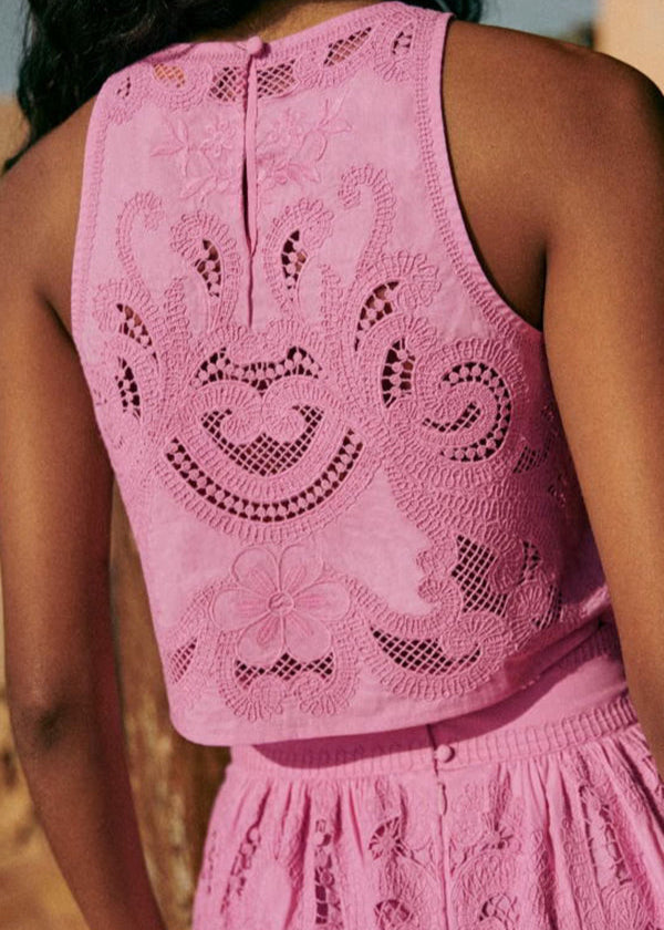 Cali | Women’s Two-Piece Cropped Top & Cut-Out Maxi Skirt Set