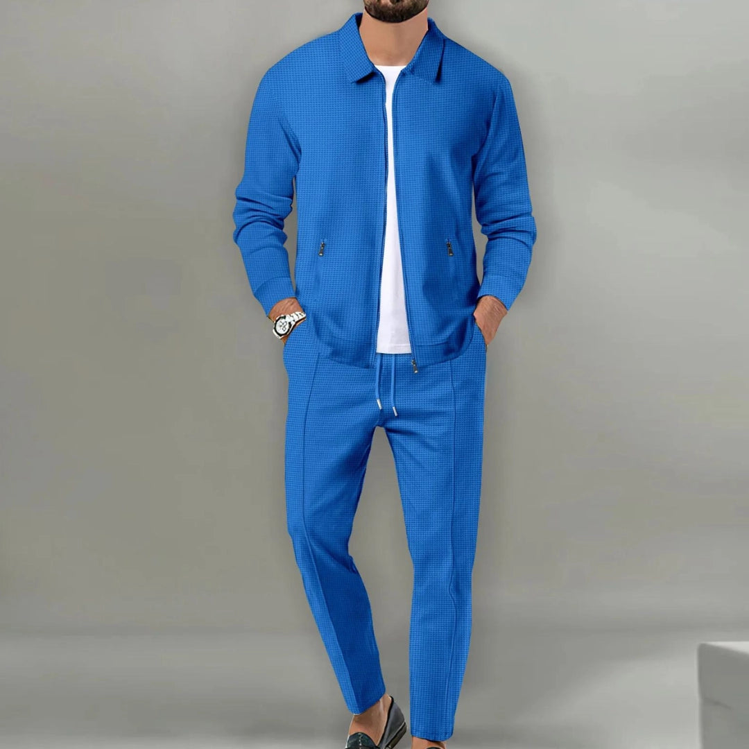 Cohen | Men’s Lightweight Tracksuit Co-ord with Zip Jacket and Tapered Joggers