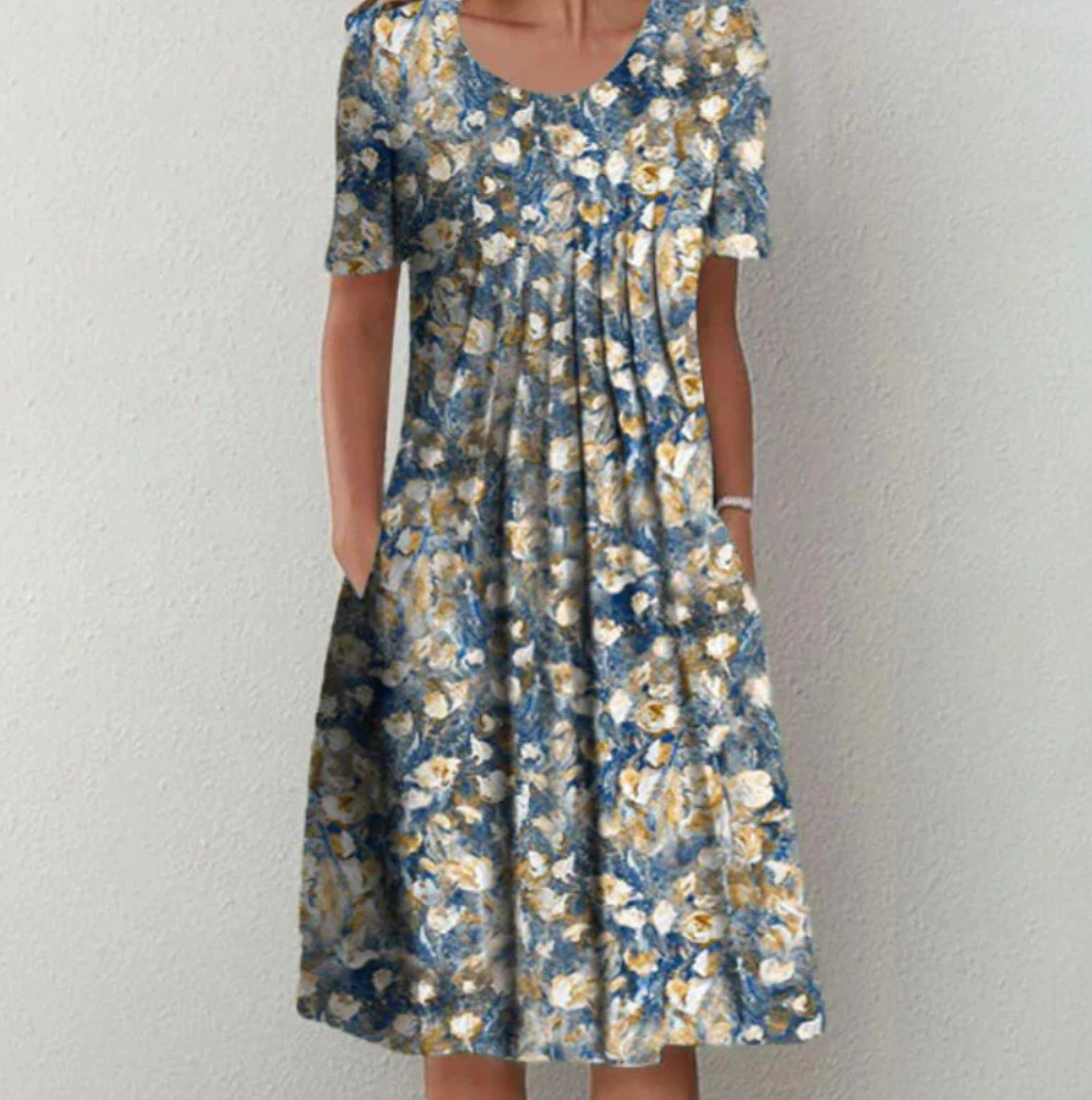 Virginia | Women’s Printed Midi Summer Dress