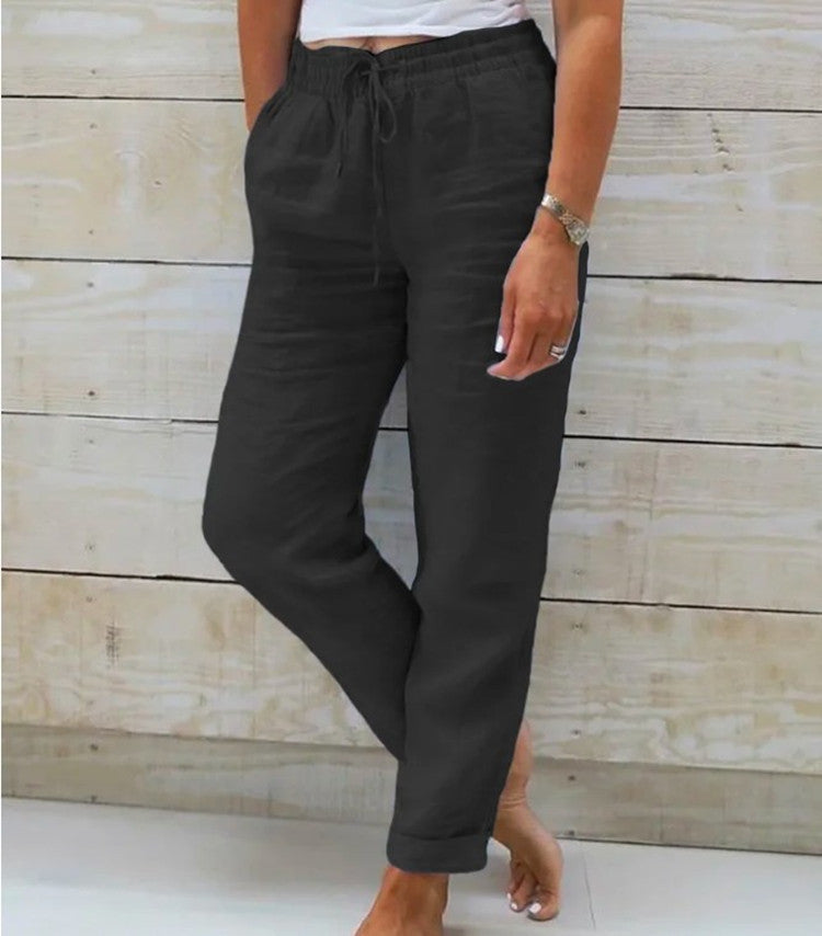 Zelia | Women’s Casual Drawstring Trousers