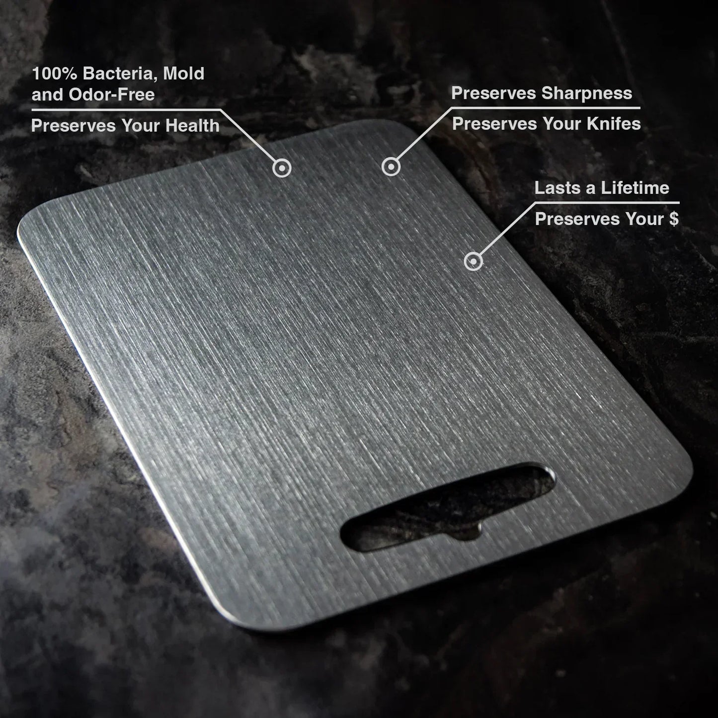 TitanCut™ | 100% Titanium Kitchen Cutting Board