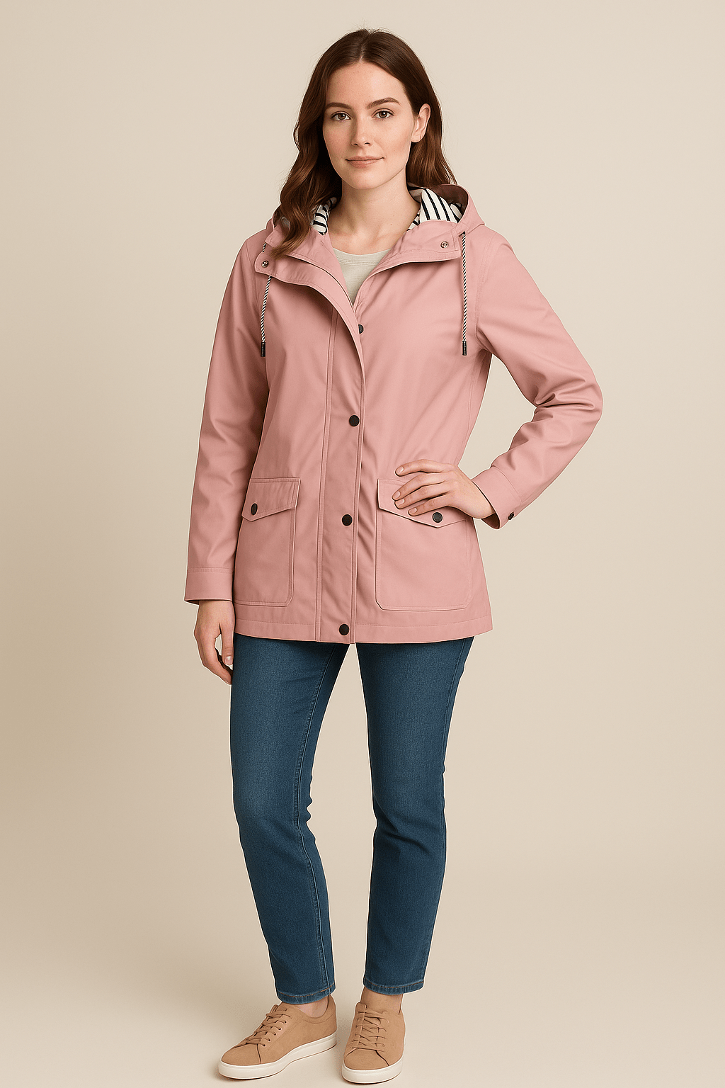 Zanella | Women’s Mid‑Length Water‑Resistant Raincoat