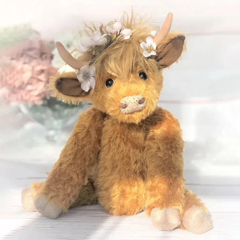 Couture-Moda | Handcrafted Highland Cow Plush Decor