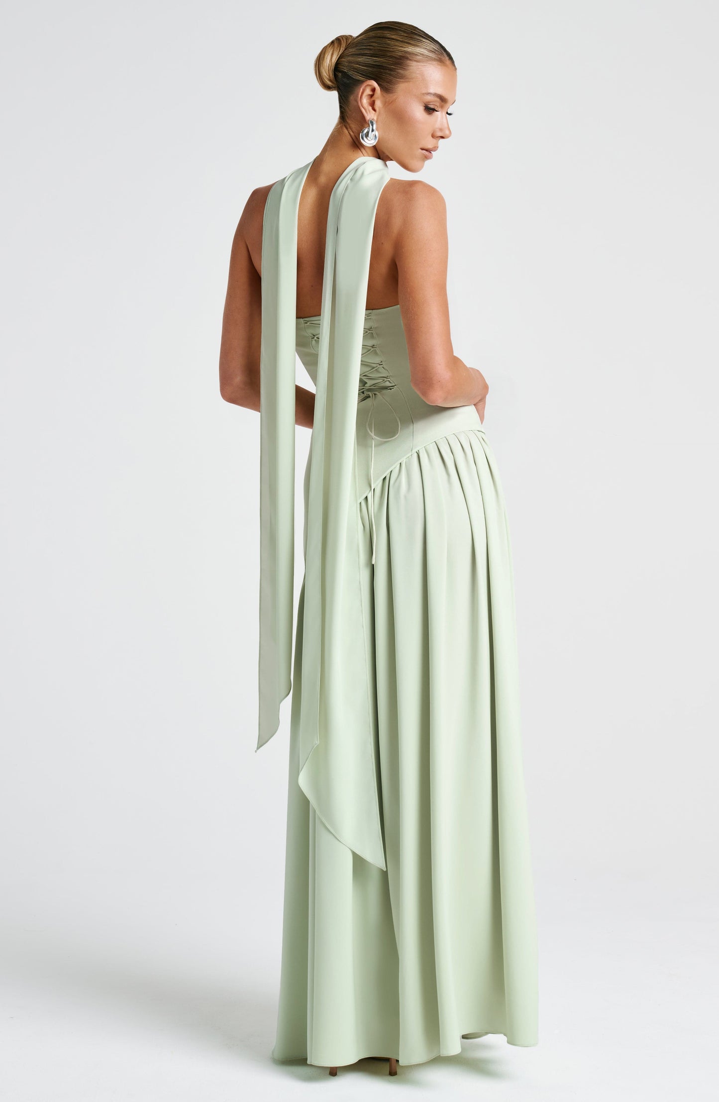 Bonnie | Women’s Strapless Asymmetric Maxi Dress