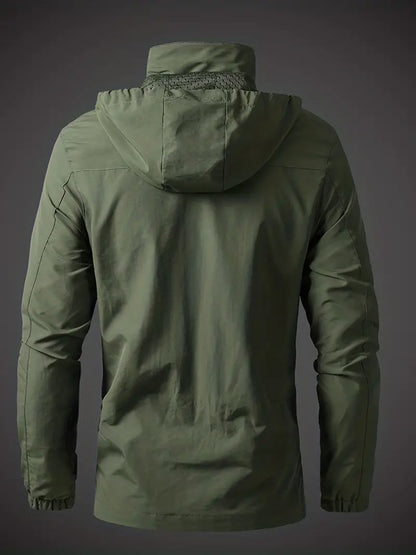 Aziel | Men’s Waterproof Hooded Rain Jacket