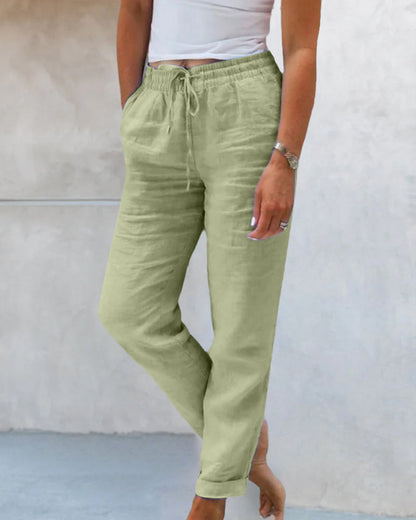 Zelia | Women’s Casual Drawstring Trousers