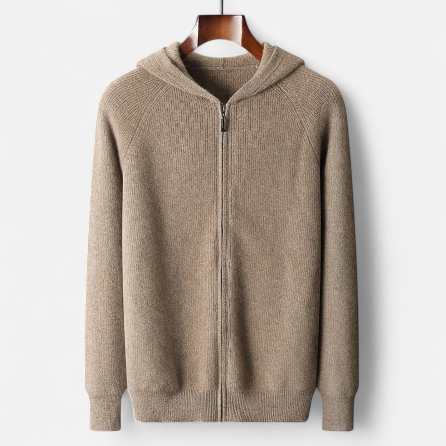Alvion | Men’s Merino Wool Hooded Cardigan