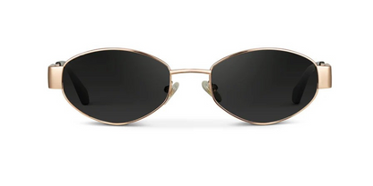 Cadenza | Oval Stainless Steel Sunglasses