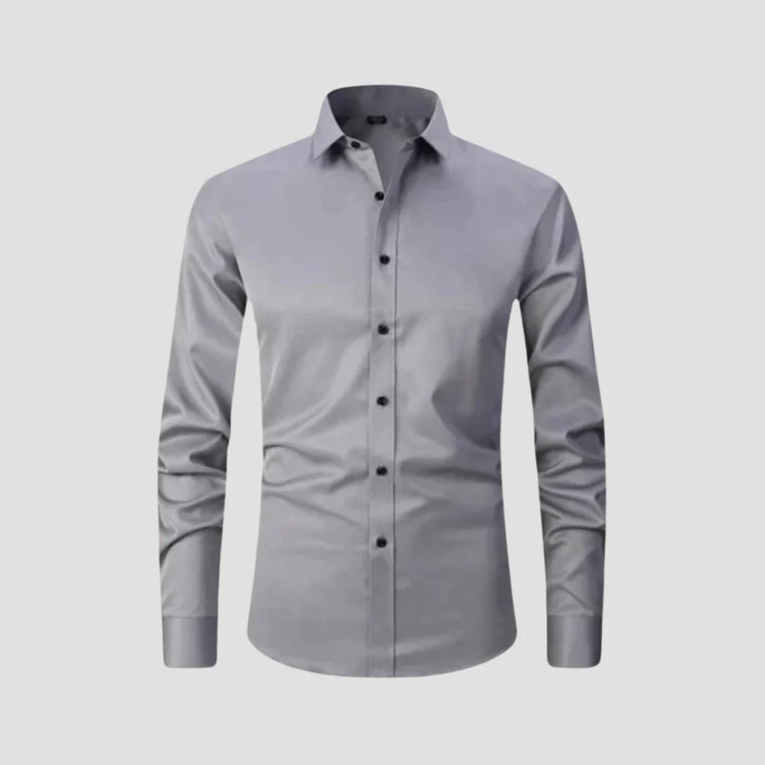 The Corvel | Men’s Fitted Cotton-Blend Shirt