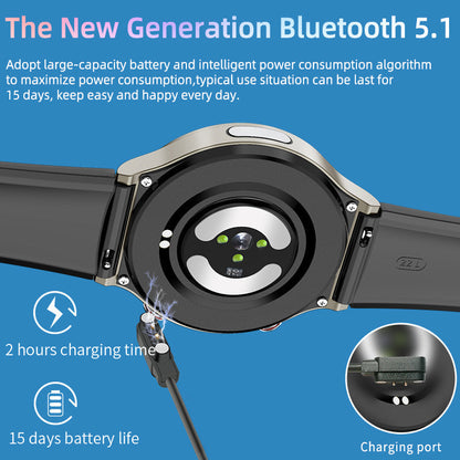 Sandsberg MedicaSense EKG | Advanced Smartwatch with ECG, SpO₂ & Heart Health Monitoring