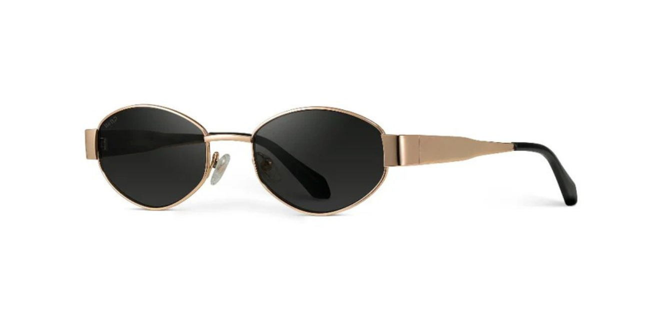 Cadenza | Oval Stainless Steel Sunglasses