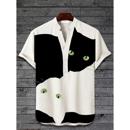 Arto | Men’s Summer Shirt with Artistic Print