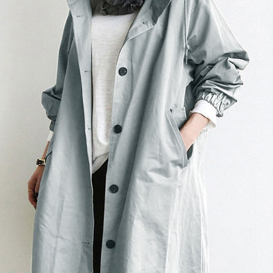 Zelina | Women’s Longline Trench Coat