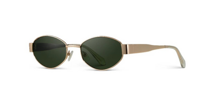 Cadenza | Oval Stainless Steel Sunglasses