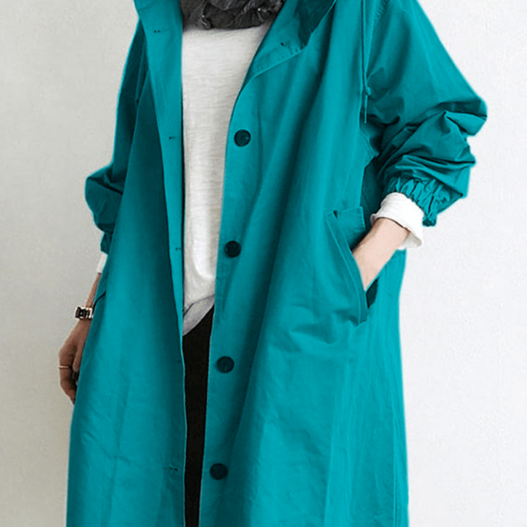 Zelina | Women’s Longline Trench Coat