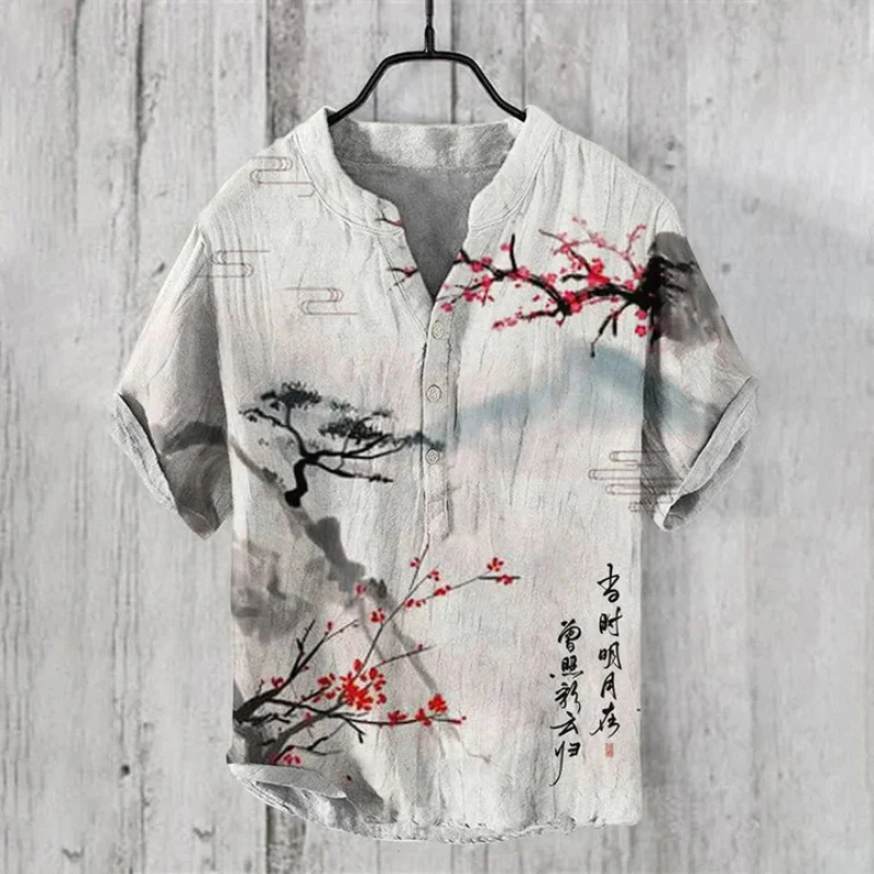Artezio | Men’s Summer Shirt with Artistic Print