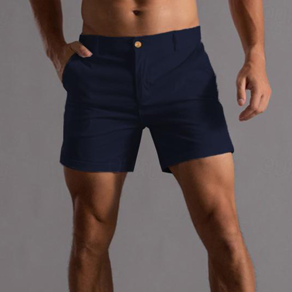 Abraham | Men’s Slim-Fit Tailored Summer Shorts