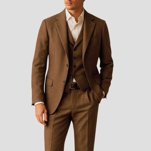 Corvain | Men’s Vintage Three-Piece Wool Suit