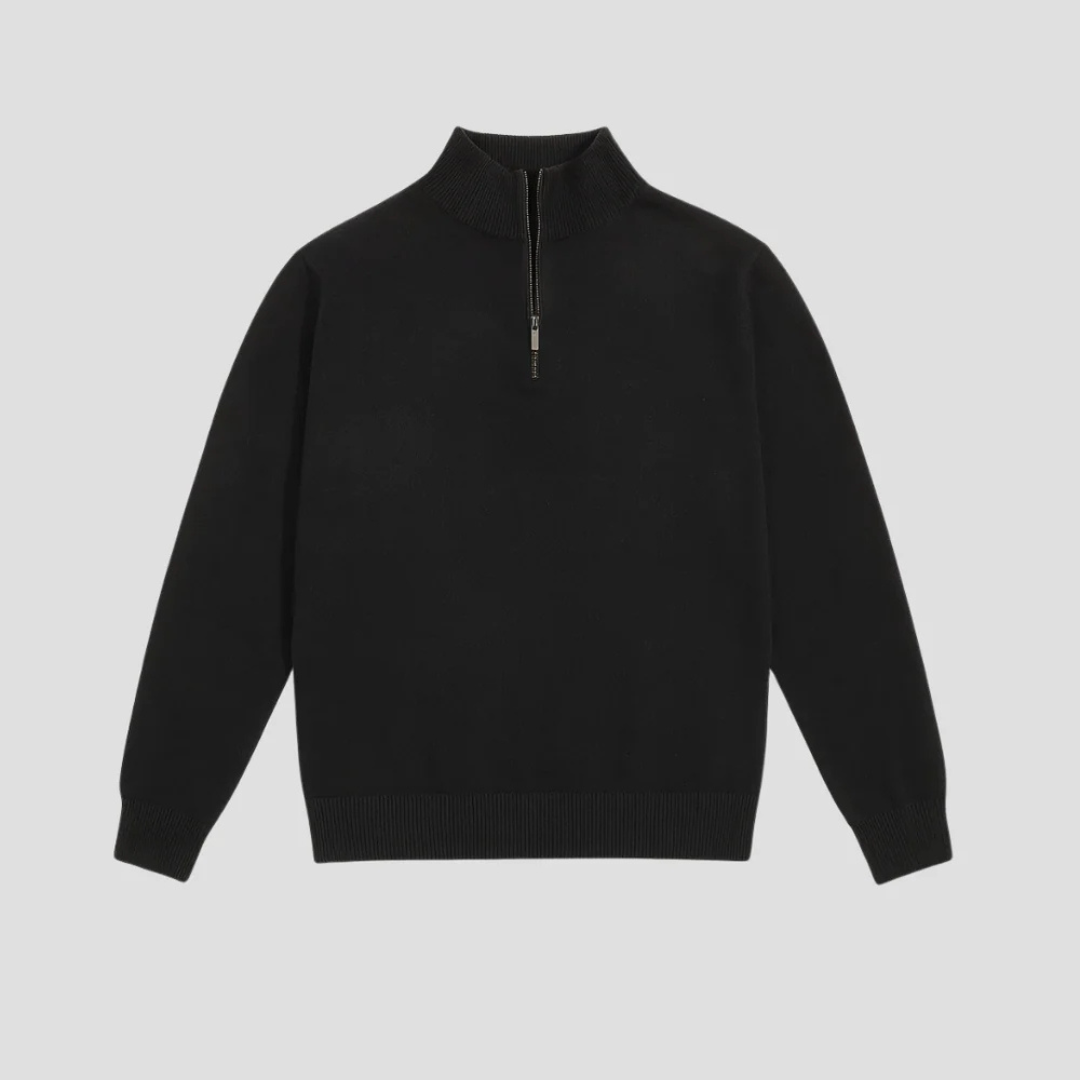 Ashcroft | Men’s Half-Zip Knitted Jumper