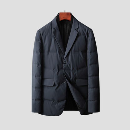 Ashwick | Quilted Single-Breasted Blazer Coat