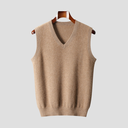 The Renmere | Men’s Cashmere-Wool Sleeveless Jumper