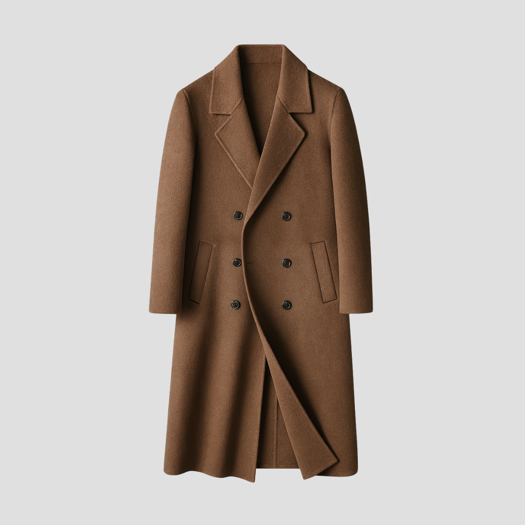 Strathborne | Men’s Double-Breasted Wool Overcoat