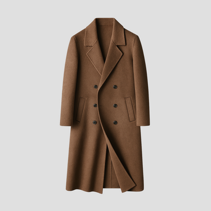 Strathborne | Men’s Double-Breasted Wool Overcoat