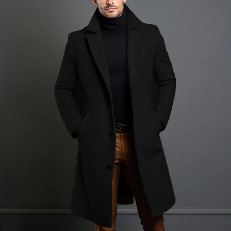 Andrey | Men’s Classic Wool Overcoat