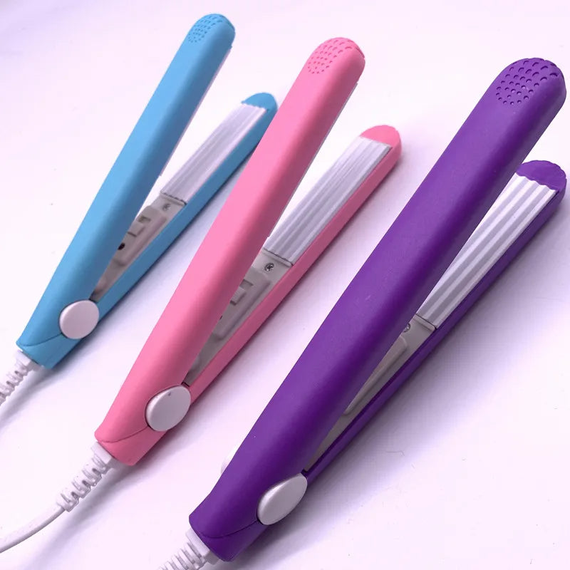 SilkStyle | 2-in-1 Mini Hair Curler & Straightener