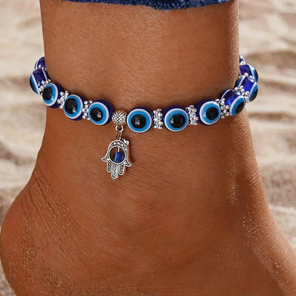 Wyvenna | Unisex Evil Eye Beaded Bracelet & Anklet