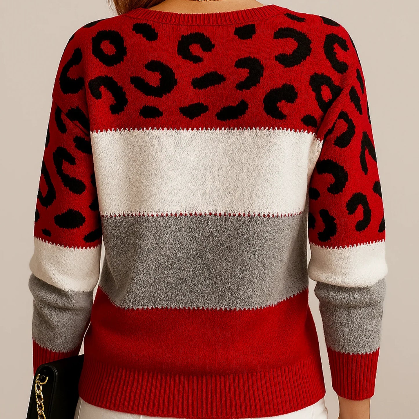 Avery | Women’s Leopard Print Casual Sweater