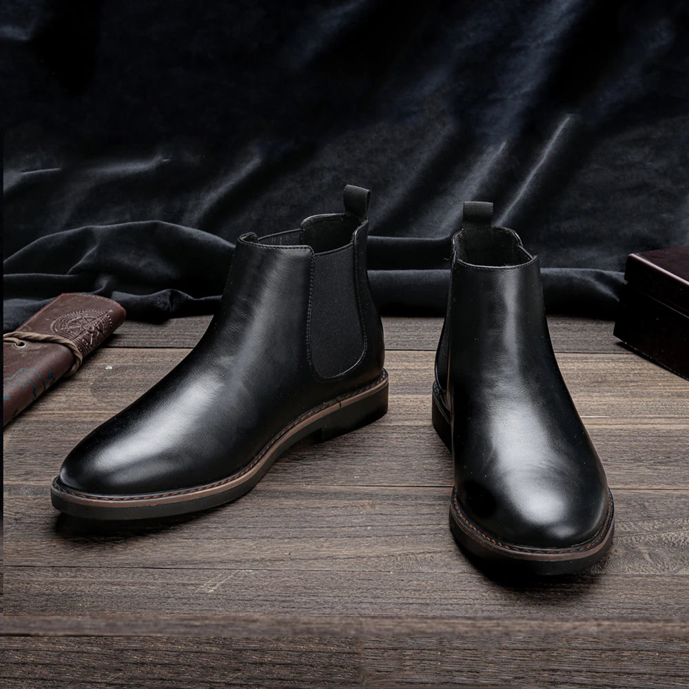 Carmine | Men’s Vegan Leather Chelsea Boots