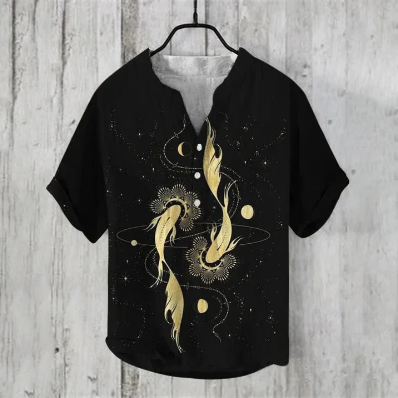 Artezio | Men’s Summer Shirt with Artistic Print