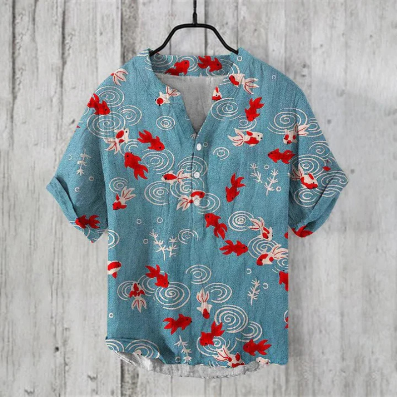 Artezio | Men’s Summer Shirt with Artistic Print
