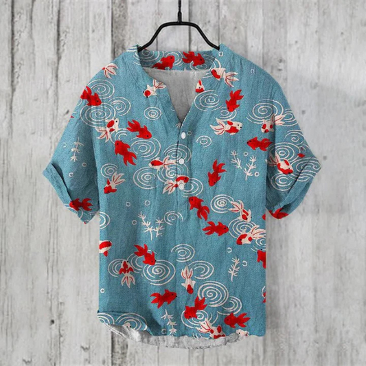 Artezio | Men’s Summer Shirt with Artistic Print