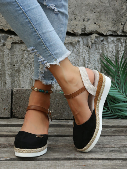 Vionna | Women’s Closed-Toe Platform Espadrilles