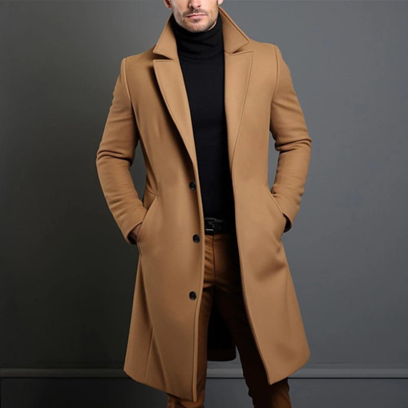 Andrey | Men’s Classic Wool Overcoat