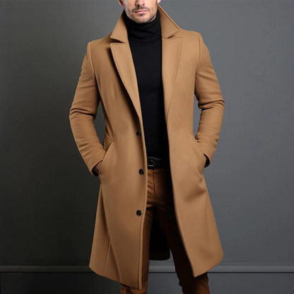 Andrey | Men’s Classic Wool Overcoat
