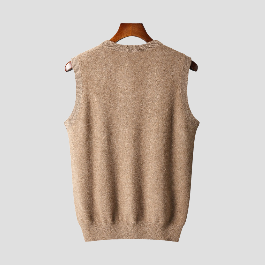 The Renmere | Men’s Cashmere-Wool Sleeveless Jumper