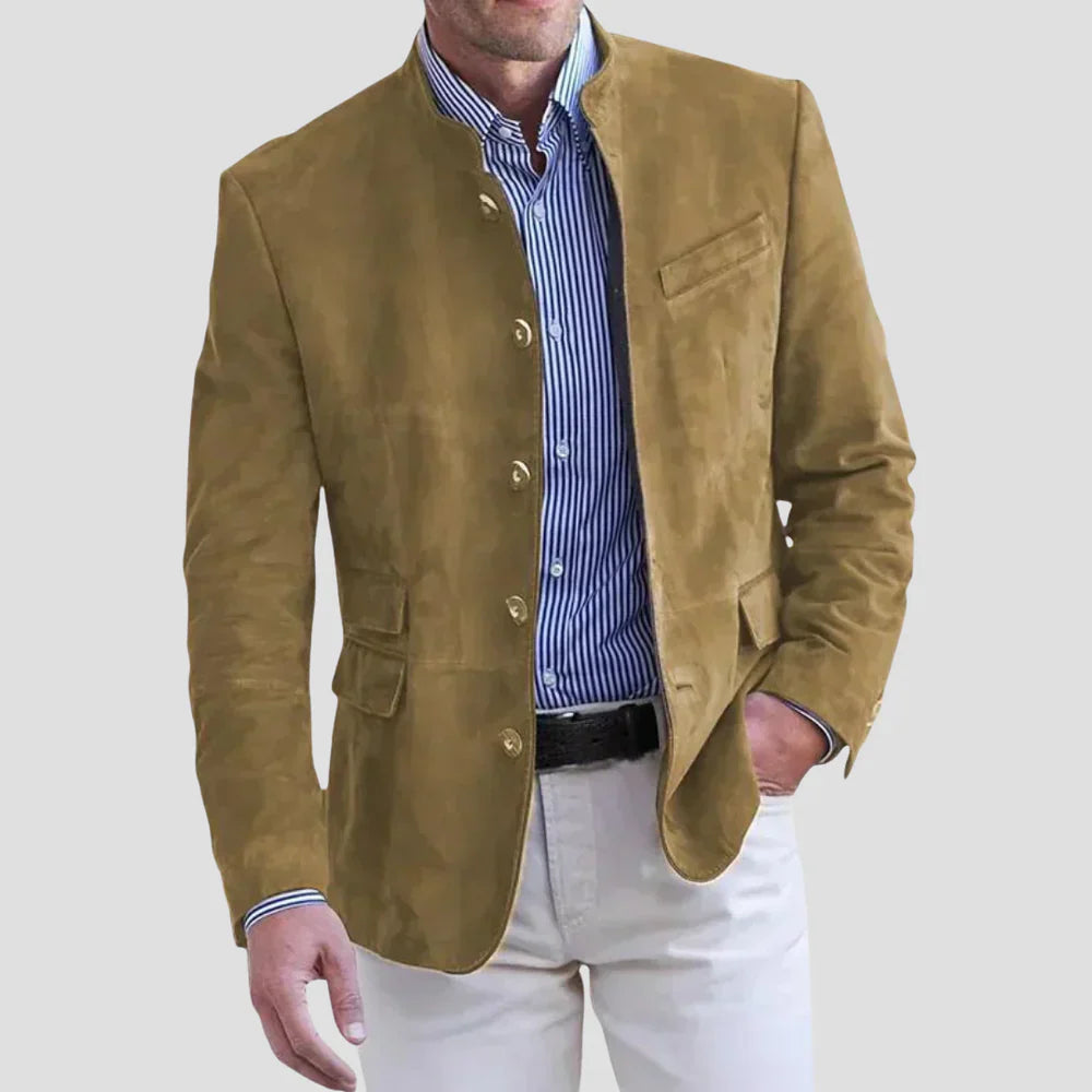 Ashford | Men’s Suede-Look Blazer Jacket