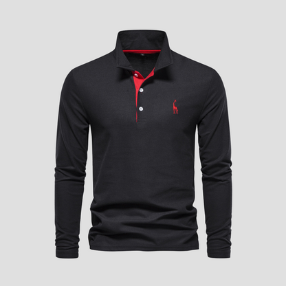 Ashcombe | Men’s Long Sleeve Polo Shirt