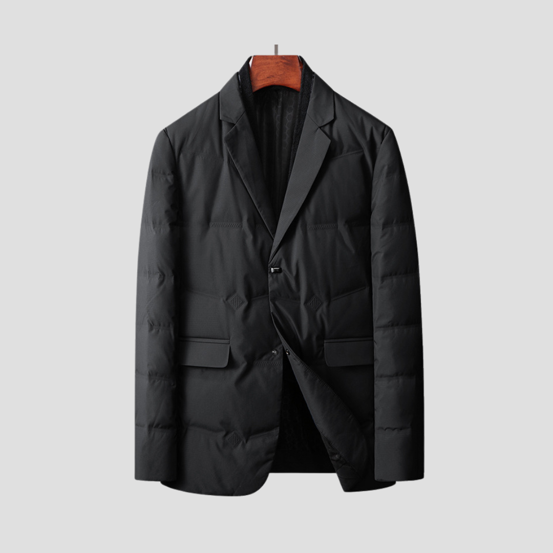 Ashwick | Quilted Single-Breasted Blazer Coat