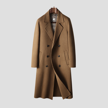 Strathborne | Men’s Double-Breasted Wool Overcoat