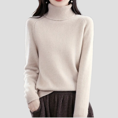 Alverin | Women’s Turtleneck Knit Sweater