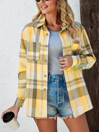 Daphne | Women’s Soft Plaid Layering Shirt