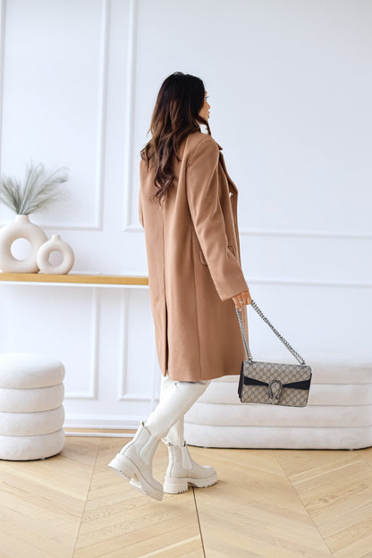 Adelynn | Women’s Long Double-Breasted Statement Coat